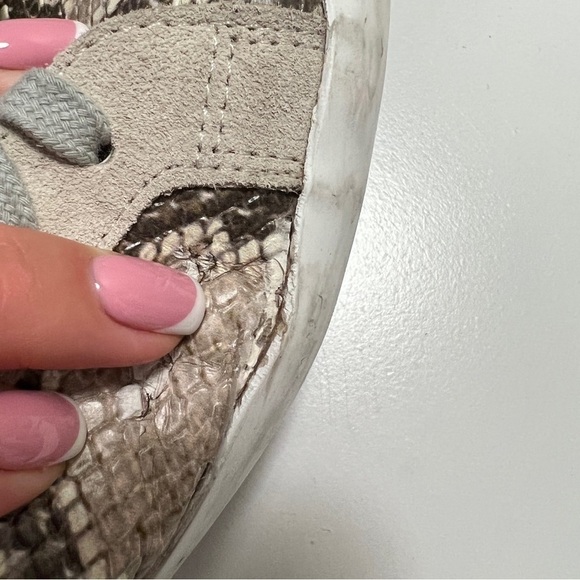 Sam Edelman Animal Print Leather Sneakers in Size 7.5 - Picture 8 of 9